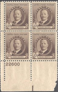 888 Mint,OG,NH... Plate Block of 4... SCV $15.00