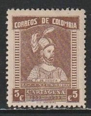 1934 Columbia - Sc 418 - MH VF - 1 single - Pedro de Heredia