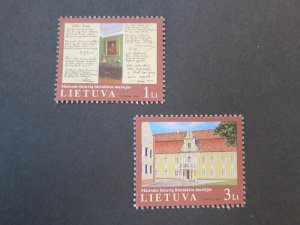 Lithuania 2002 Sc 728-29 set MNH