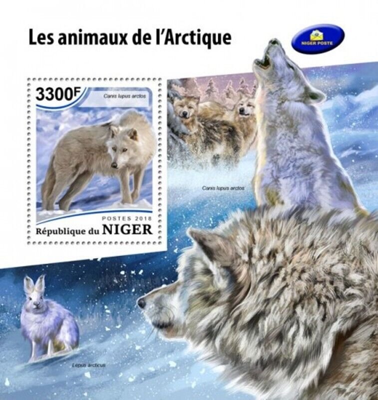 Niger - 2018 Arctic Animals Stamp Souvenir Sheet NiG18501b