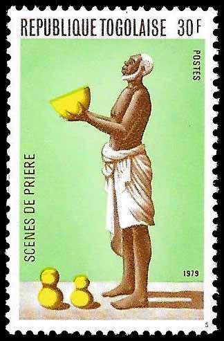 Togo SC 1038 - Native Praying  - MNH -1979