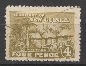 NEW GUINEA 1925 HUT 4D USED 