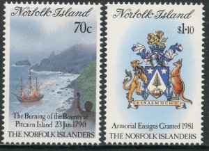 NORFOLK ISLAND Sc#495-496 1990 Islanders Generation II Complete Set OG Mint NH