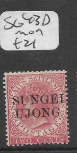 MALAYA SUNGEI UJONG (P0501B) QV 2C  SG 43D   MOG