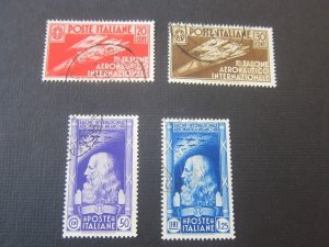 Italy 1935 Sc 345-48 set FU