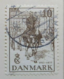 1937 A6P23#129 Denmark 10th Used-