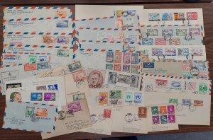 LIBERIA 1940's - 60's Group of 32 different FDC's, VF, all shown