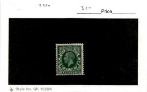 Great Britain, Postage Stamp, #210a Used, 1934 King George (AF)