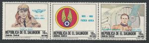El Salvador  #960-962, Mint - NH, Strip of 3**