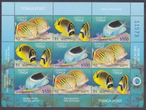 1998 Tonga 1536-1538KL Marine fauna 14,00 €