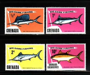Grenada 603-606 MNH Fish