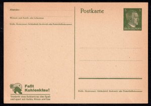 Nazi Germany (Third Reich) 1943 Postal Stationary Card with Slogan Mint