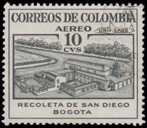 COLOMBIA 1959 - 60 SCOTT # C325. USED. # 1