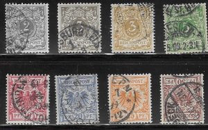 Germany Sc.# 45 / 51 used 2 shades 3pf L7