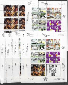 Barbuda 318-22a MNH cpl set x 6. vf see desc. 2020 CV$139.50