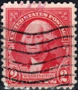 United States 707 - Used - 2c George Washington  (1932) (9)