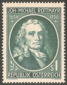 AUSTRIA Sc# 594 MNH FVF Painter Johann Michael Rottmayr