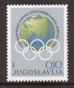 Yugoslavia   #RA44  MNH  1973   postal tax Olympic games