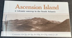 ASCENSION ISLAND # SB3A-MINT/NEVER HINGED-COMPLETE PINK COVER BOOKLET-1981