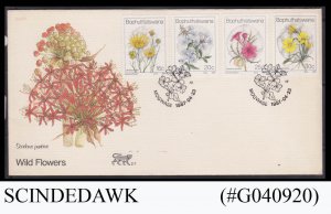 BOPHUTHATSWANA - 1987 WILD FLOWERS - FDC UNADDRESSED