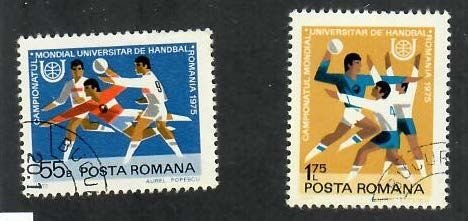 Romania; Scott 2529-2530; 1975; Precanceled; NH