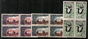 Togo Scott 328-330 Mint NH blocks (Catalog Value $28.40)