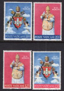 Vatican City 250-253 MNH VF