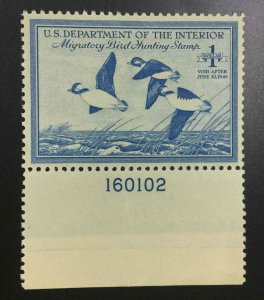 MOMEN: US STAMPS #RW15 DUCK MINT OG NH VF/XF LOT #75637