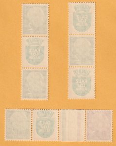 GERMANY - 702 AND 704 MNH OG ** INTERESTING GROUP WITH LINDNER ALBUM LABLES