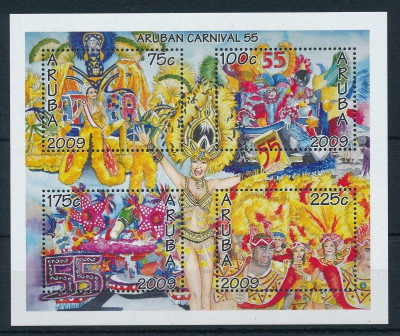 [AR419] Aruba 2009 Carnaval Souvenir Sheet MNH