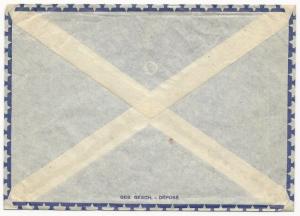 Switzerland Scott #B159 #B160 #B161 #B158 #C28 #228 Air Mail Cover to USA 1946