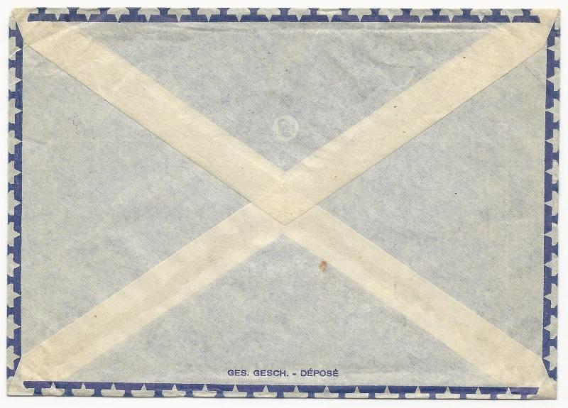 Switzerland Scott #B159 #B160 #B161 #B158 #C28 #228 Air Mail Cover to USA 1946