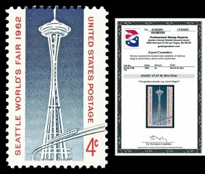 Scott 1196 1962 4c Seattle Issue Mint Graded VF-XF 85 NH with PSE CERT