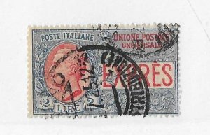 Italy Sc #E7 2 lire used VF