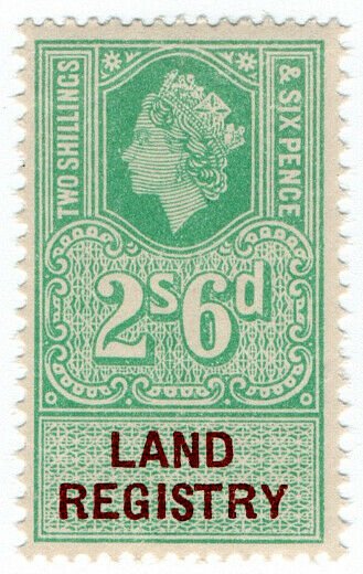 (I.B) Elizabeth II Revenue : Land Registry 2/6d