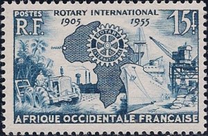 French West Africa Scott #'s 64  MNH