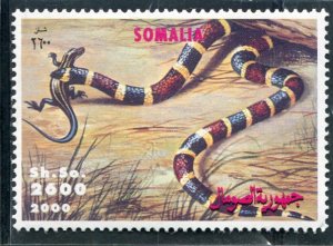 Somalia 2000 Reptiles SNAKES 1 value Perforated Mint (NH)