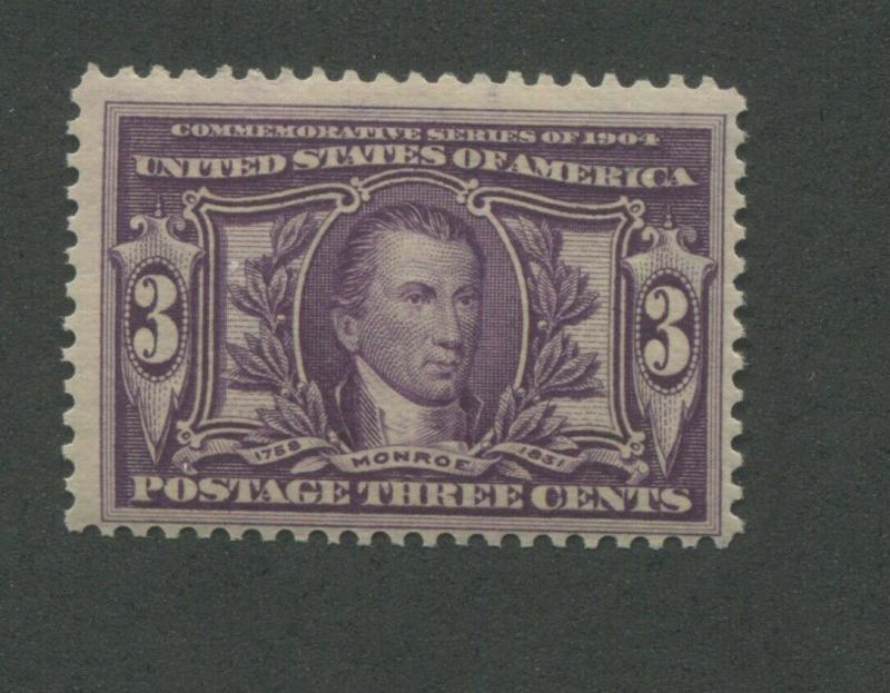 1904 United States Postage Stamp #325 Mint Never Hinged F/VF Original Gum  