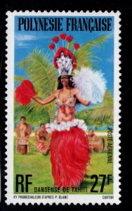 French Polynesia Scott C148 MNH** Tahitian Dancer stamp