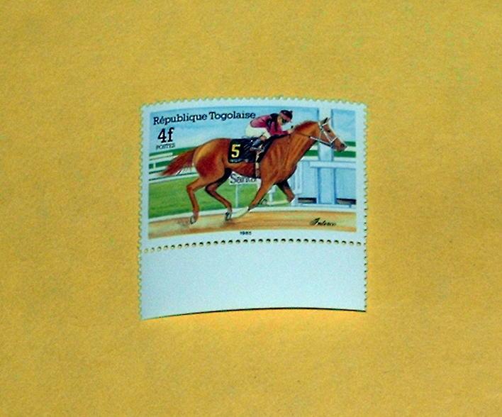 Togo - 1301, MNH - Race Horse, SCV - $0.70