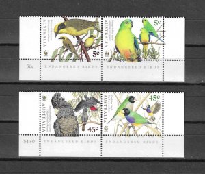 AUSTRALIA WWF 1998 SG 1794/7 MNH