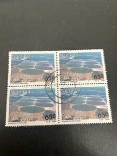 Namibia sc 673 u block of 4