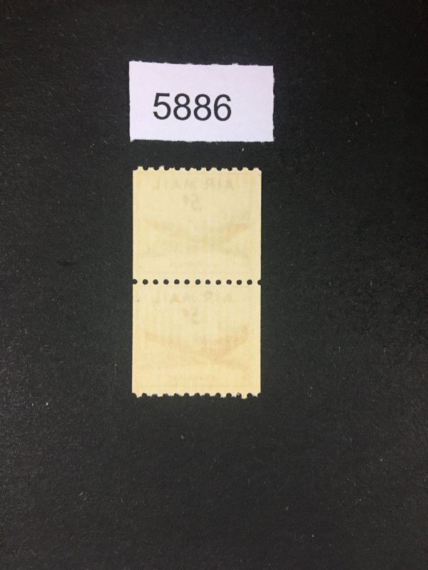 MOMEN:  US STAMPS # C37 MINT OG NH PAIR LOT #K 5886