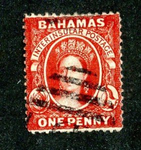 1863  Sc #16 used cv.$20 ( 592 Bahamas )