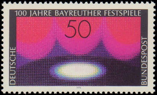 1976 Germany #1217, Complete Set, Never Hinged