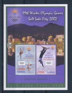 [54674] Ghana 2002 Olympic games Salt Lake City Figure skating MNH Sheet