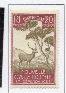 New Caledonia 1928 Early Issue Fine Mint Hinged 20c. NW-255323