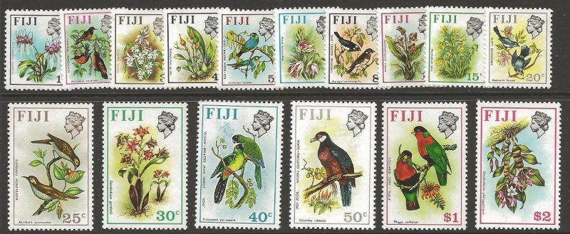 FIJI SG435/50 1971 BIRDS & FLOWERS MNH