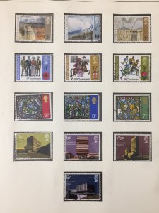 Great Britain 1970/1990 M&U Lindner Albums M&U Collection (Apx 800 Items) GM2978