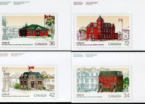 Canada Four Unused Postcards Capex87!